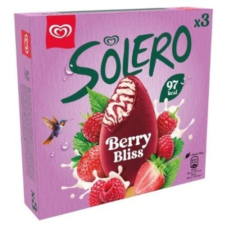 ALGIDA SOLERO X3 BERRY