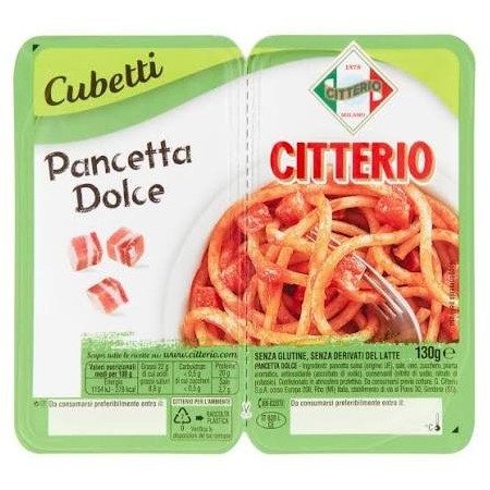 CITTERIO PANCETTA CUBETTI DOLCE