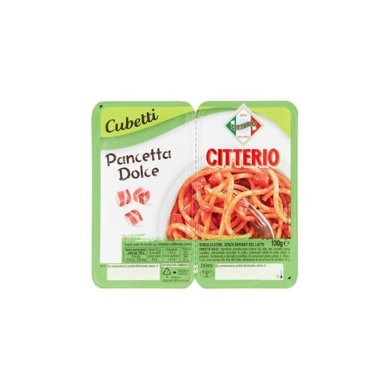 CITTERIO PANCETTA CUBETTI DOLCE