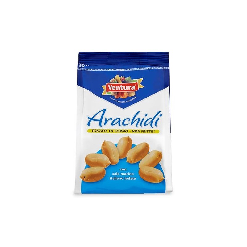 ARACHIDI TOSTATE SALATE IN FORNO 125GR VENTURA