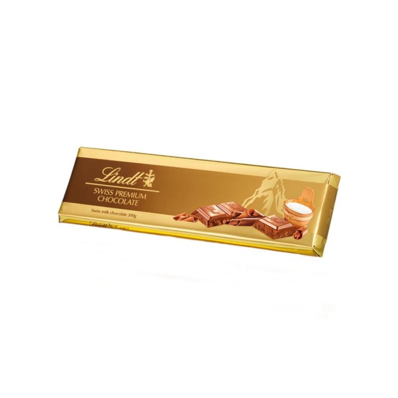 LINDT TAVOLETTA CIOCCOLATO AL LATTE SVIZZERO GOLD 300GR