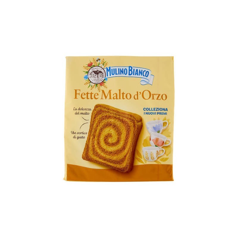 Mulino Bianco FETTE biscottate malto d’orzo x32pz 315gr