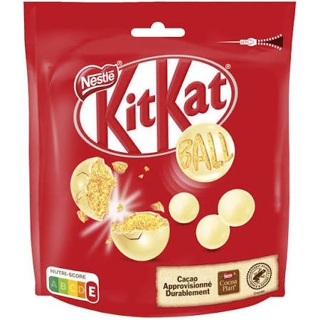 NESTLE KIT KAT BALLS WHITE GR140