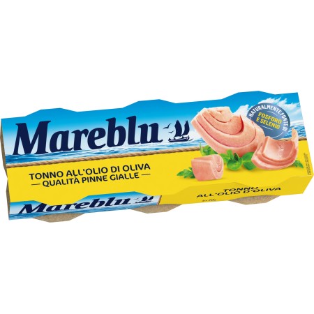 MAREBLU TONNO ALL’OLIO DI OLIVA G.70X3
