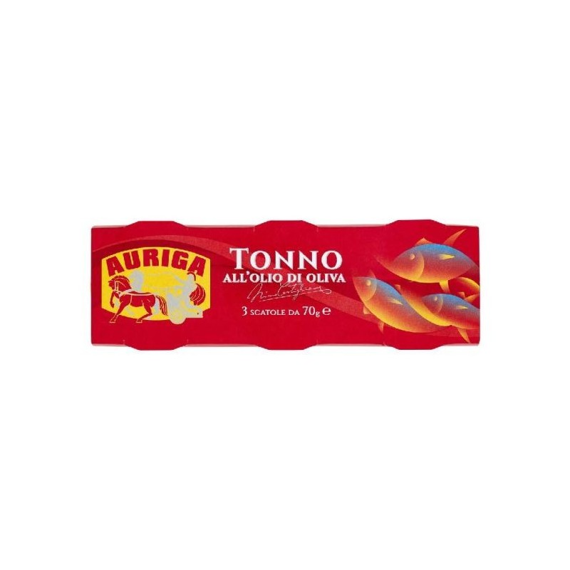TONNO AURIGA OLIO OLIVA GR 70X3