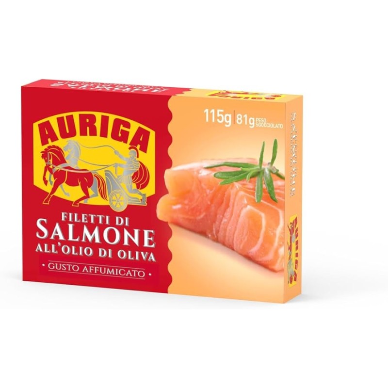 FIL  SALMONE AURIGA AFFUMICATO GR 115