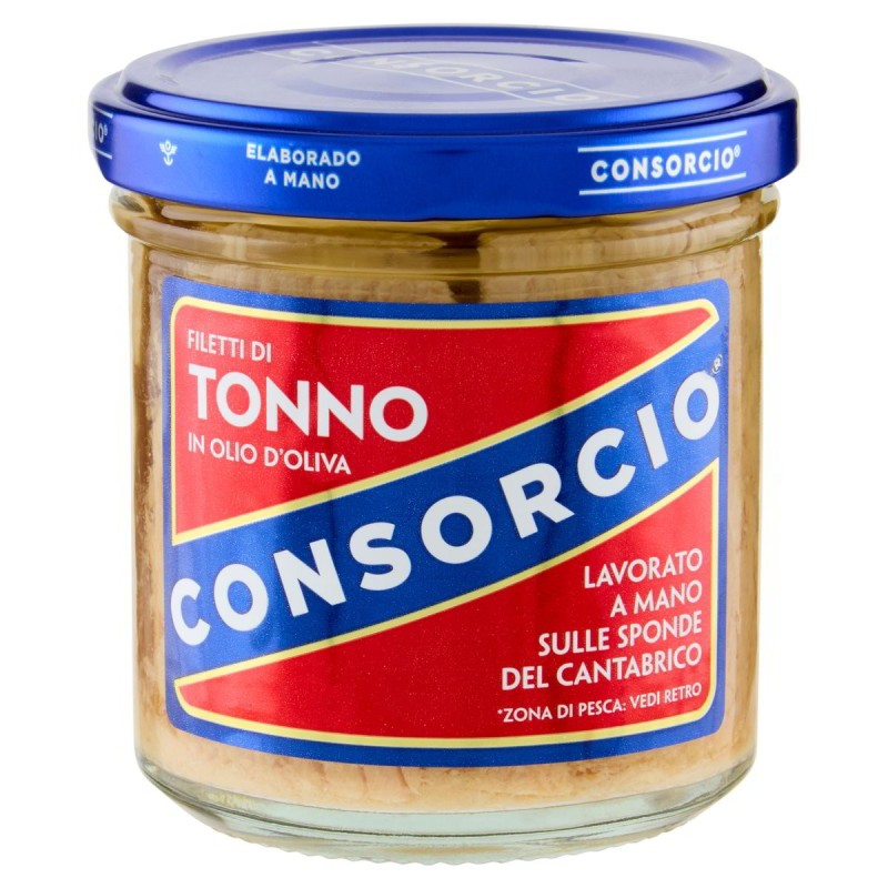 CONSORCIO FILETTI DI TONNO IN OLIO DI OLIVA 150GR