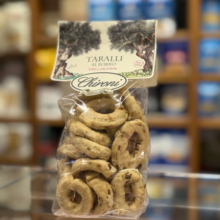 TARALLI AL PORRO “CHIRONI” GR.200