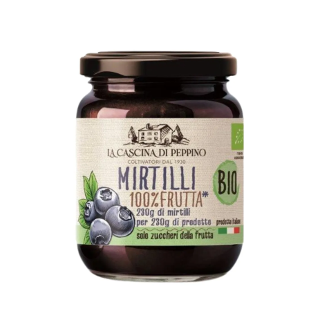 COMPOSTA MIRTILLI GR.230 CASCINA DI PEPPINO