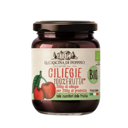 COMPOSTA CILIEGIE BIO GR.230 “CASCINA DI PEPPINO”