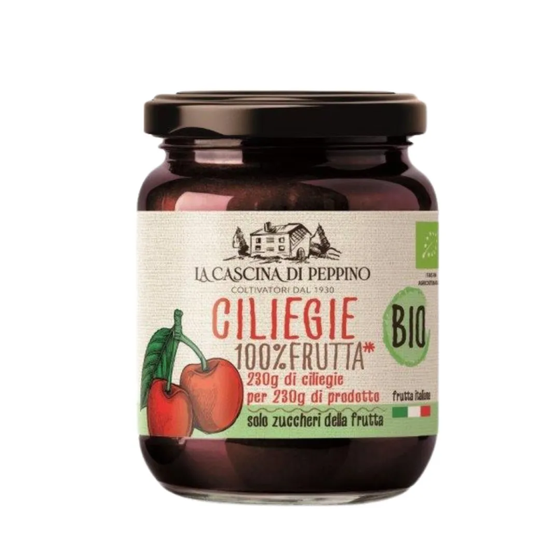 COMPOSTA CILIEGIE BIO GR.230 “CASCINA DI PEPPINO”
