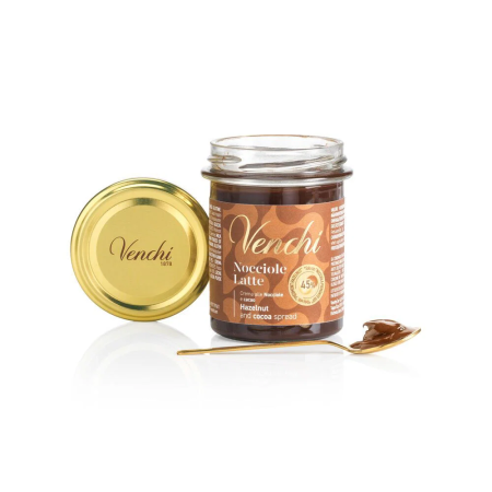 CREMA SPALMABILE LATTE E NOCCIOLA VENCHI DA 200 GR