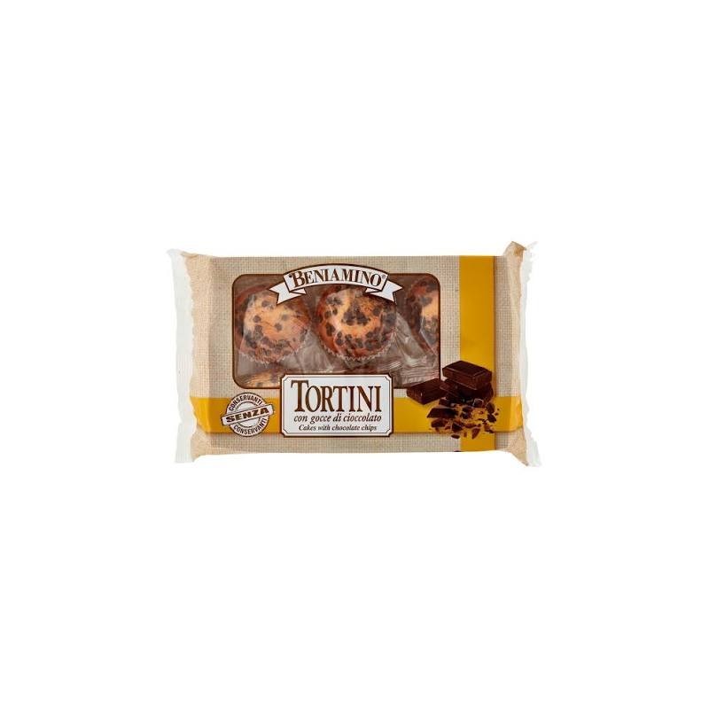 Beniamino Tortino Merendine Gocce di Cioccolato 6pz - 200gr