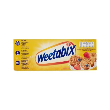 FORMELLE DI FRUMENTO INTEGRALI WEETABIX 12 PZ 215 GR CEREALI COLAZIONI SANO
