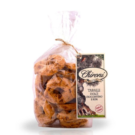 TARALLI DOLCI CROCCANTINO E RUM GR.200 CHIRONI