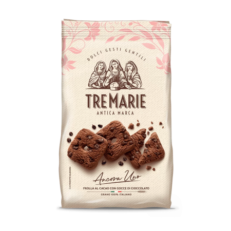 BISCOTTI FROLLA DI CACAO CON GOCCE DI CIOCCOLATO TRE MARIE 315G