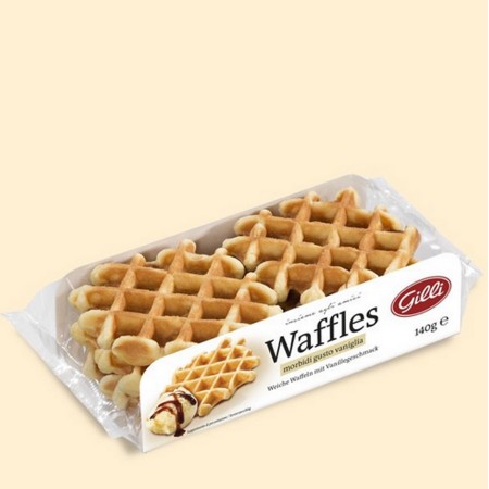WAFFLES “GILLI” VANIGLIA 140gr