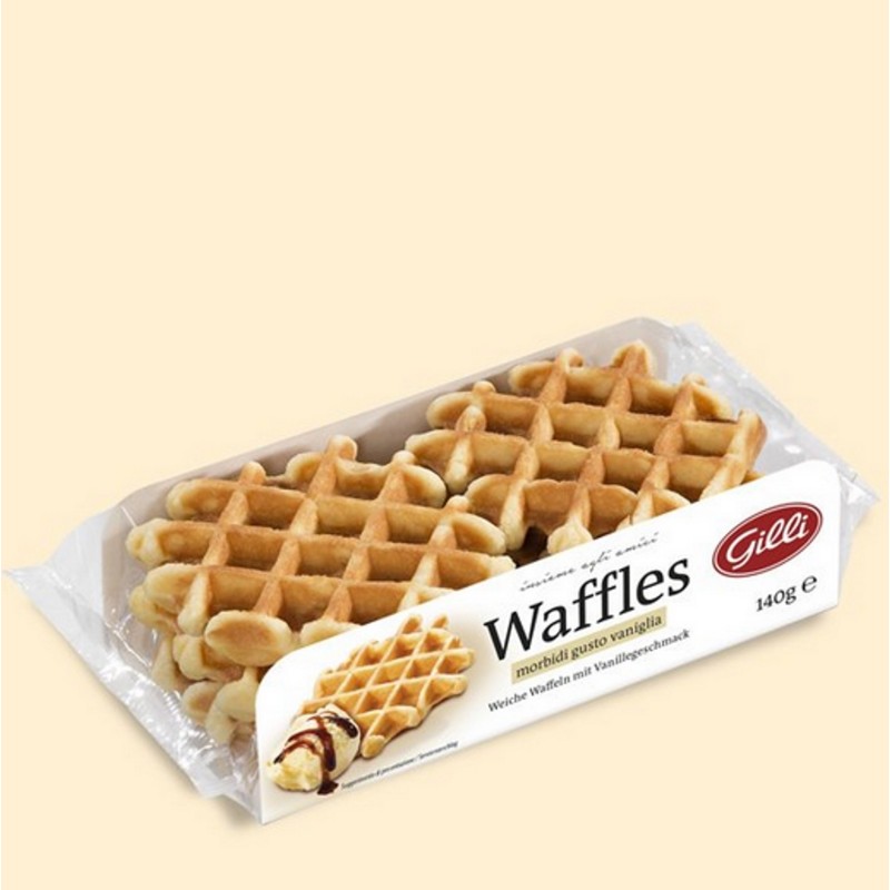 WAFFLES “GILLI” VANIGLIA 140gr