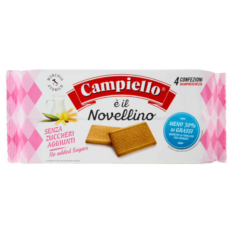 Campiello Biscotti Novellino Senza Zucchero 350- 4PZ