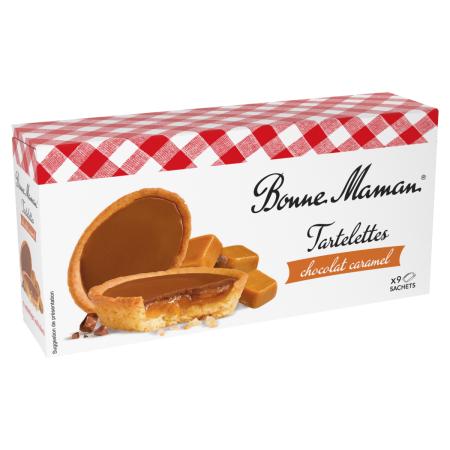 TARTELLETTES BONNE MAMAN CIOCC/CARAMEL X 9